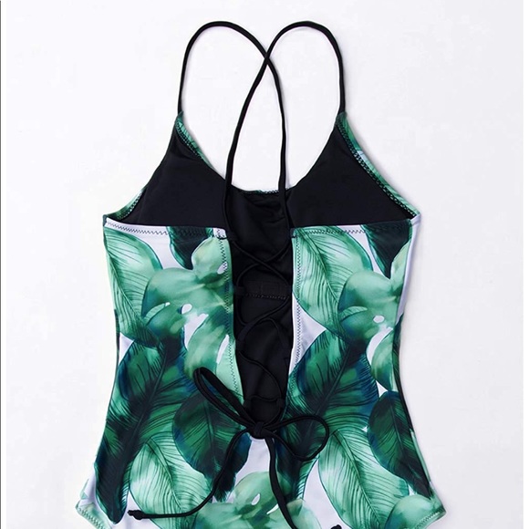 Tropical one piece swimsuit - Picture 4 of 5